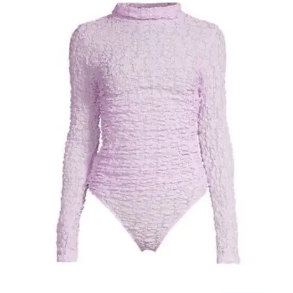 Free People Lilac Lace Bodysuit
